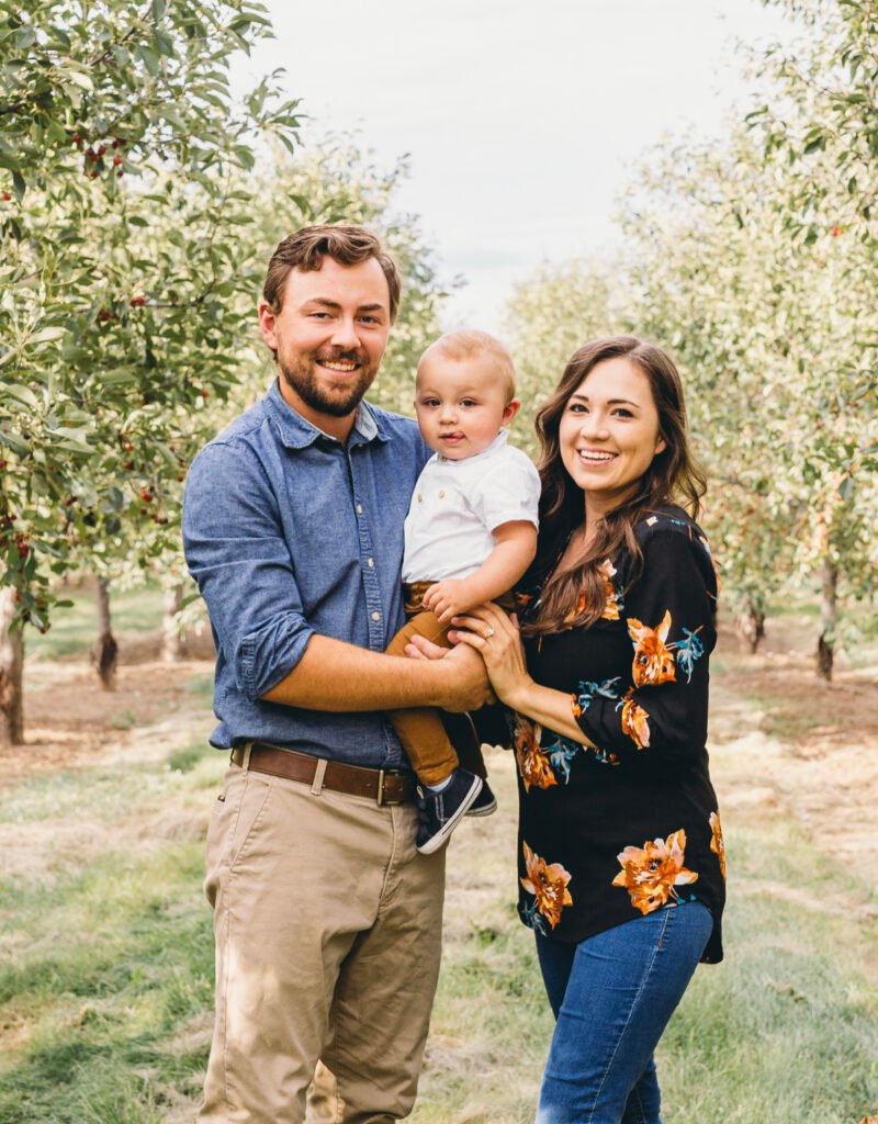 Family portrait of Radiant Homes founders